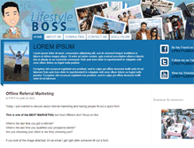 Tablet Screenshot of lifestyleboss.com